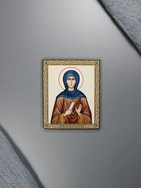 Икона Мелания Римская (дорожная серия)