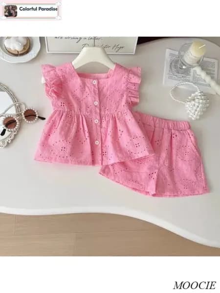 Детский комплект MOOCIE футболка + шорты, хлопок, р.90