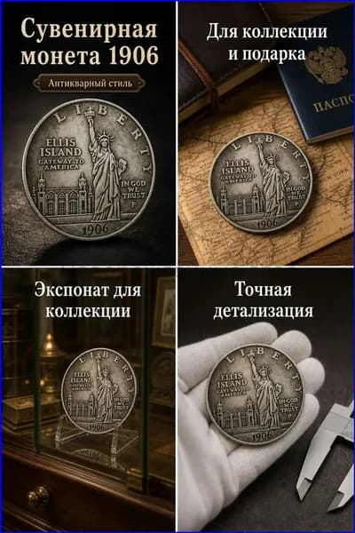 Серебряный доллар США 1906 года