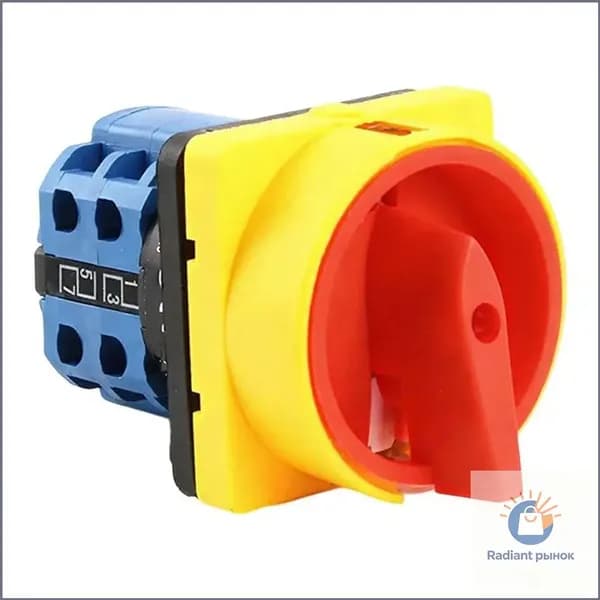 D220A OFF-ON 4-полюсные выключатели-разъединители LW26GS CA10 48X48mm Поворотный кулачковый переключатель навесного замка
