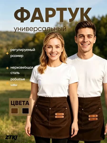 Фартук юбка универсальный для мужчин и женщин кухонный
