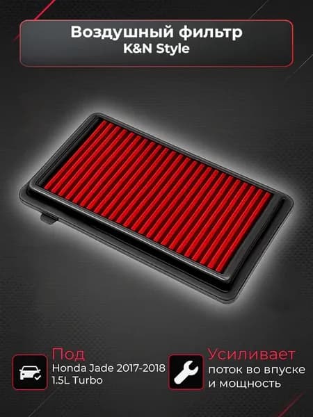 Фильтр нулевого сопротивления Honda Jade 2017-2018