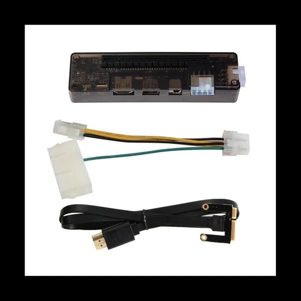 (V H X Q) 1 Комплект EXP GDC, Внешняя Видеокарта Для Ноутбука, Мини-Кабель PCI-E, Прозрачный Черный