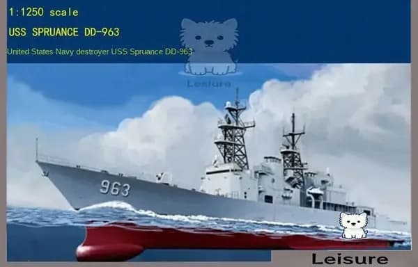 HOBBYBOSS 82504 1/1250 Американский Спуруэнс ДД-963 сборная модель корабля