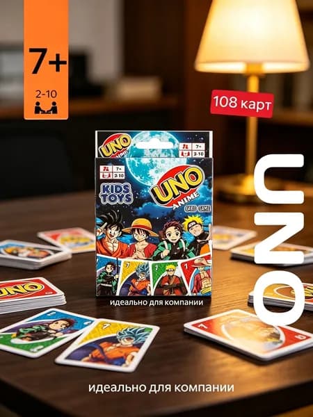 Настольная карточная игра UNO Anime
