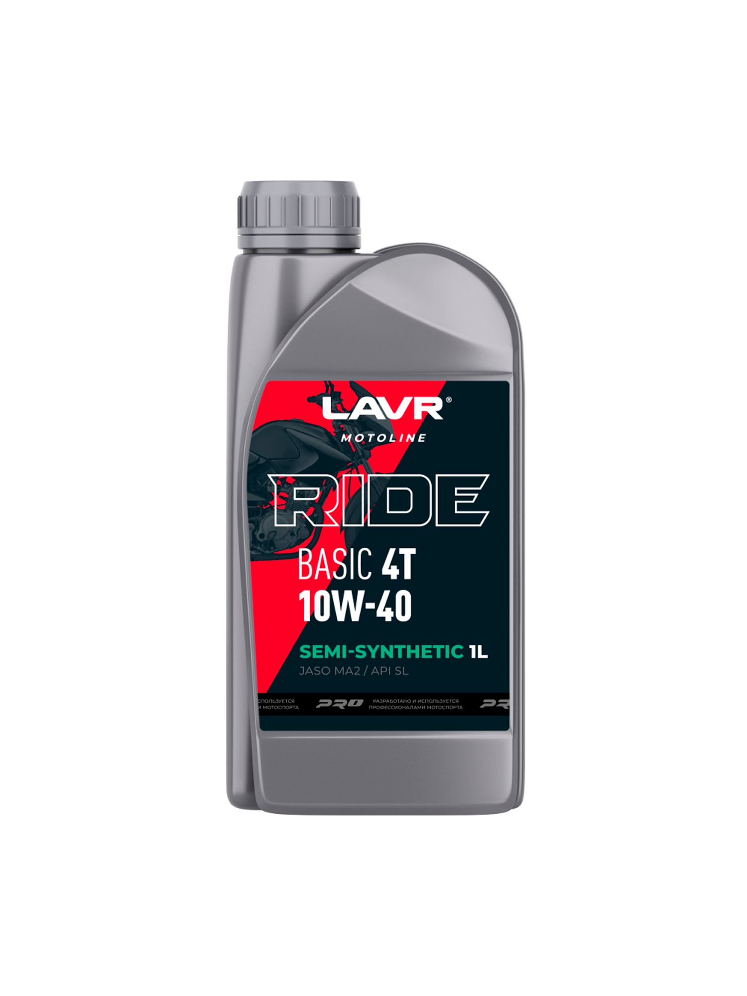 LAVR RIDE BASIC 4T 10W40 SL 10W-40 Масло моторное, Полусинтетическое, 1 л