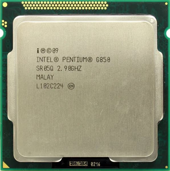 Процессор Intel Pentium G850 ( 2,9Ghz, 1155, 3Mb, 2C/2T, GPU )