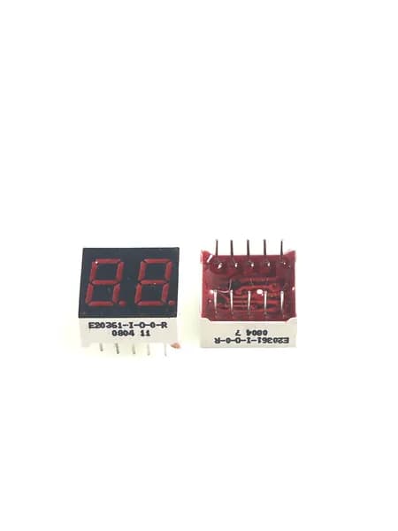 Индикатор (дисплей) светодиодный 2х 0,36 дюйма (9,2мм) общий анод E20361-I-0-O-R