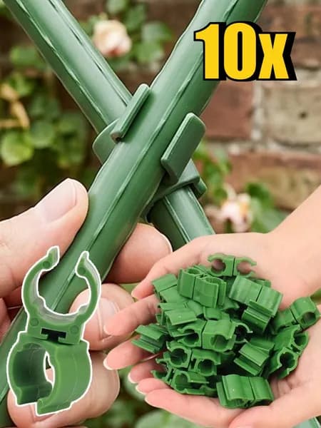 Колышек, скоба садовые, Пластик, 10 шт