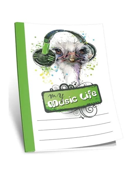 Попурри Блокнот My Music Life 40 листов без разметки