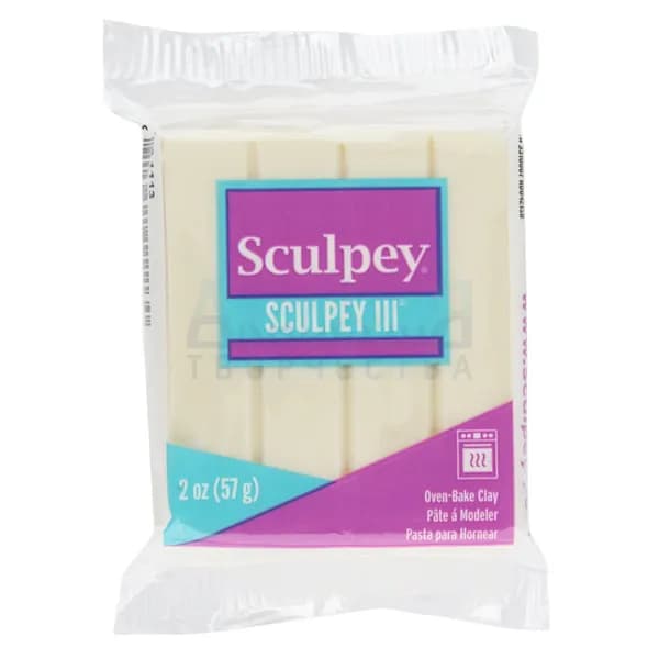 Полимерная глина Sculpey III 1113 цвет флуоресцентный (светится в темноте) 57 гр.