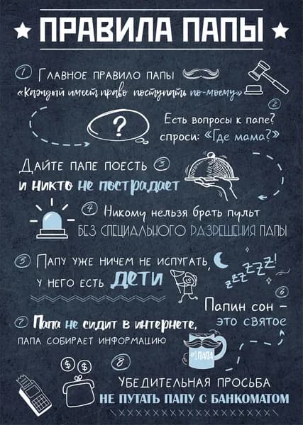 Постер Правила Папы