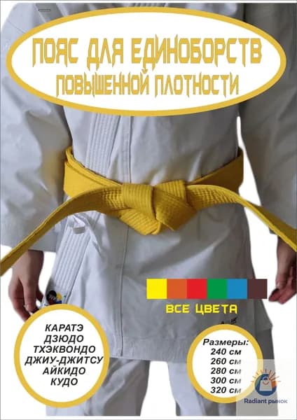 Пояс для единоборств