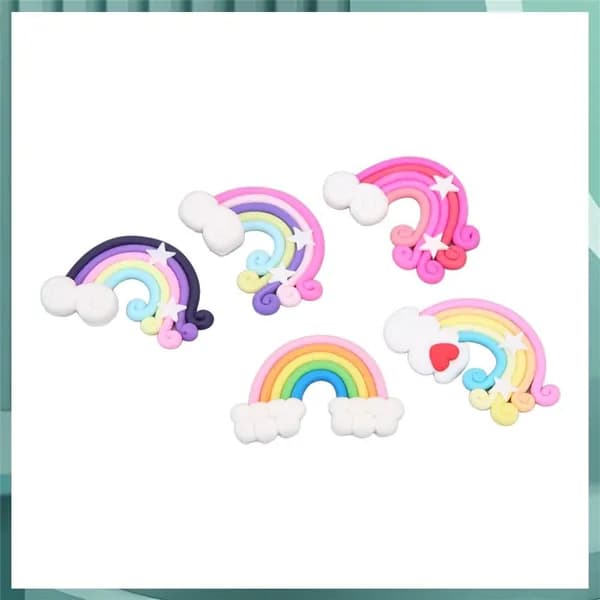 Гарнитура Rainbow Clay Ornament, ручная работа, для детских поделок
