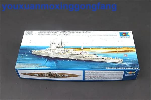 Trumpeter 1/700 05773 Немецкий адмирал граф Шпее 1937 сборная модель корабля