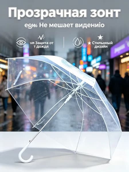 Зонт Полуавтомат