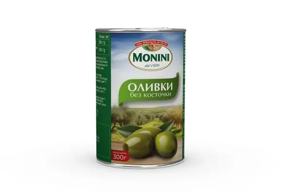 Оливки Monini без косточки, 300г