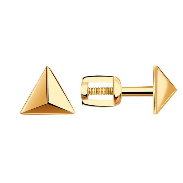 Золотые серьги DIAMANT-ONLINE 585 пробы