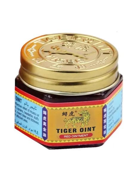 Tiger Balm Red Ointment Тигровый бальзам Красный, 19 г.