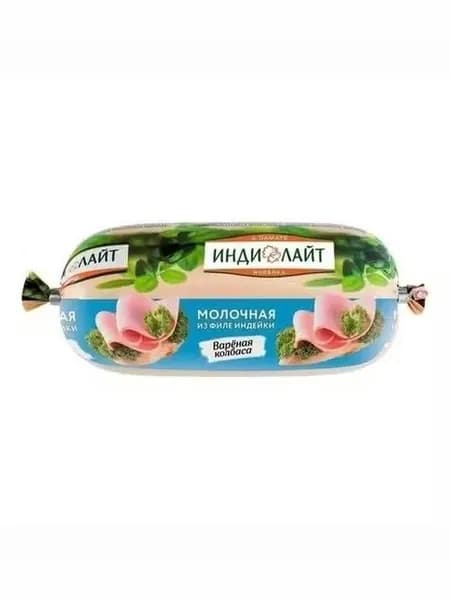 Колбаса варёная Индилайт Молочная из филе индейки 400 г