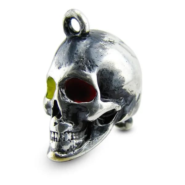 Груз-чебурашка RB Skull: 6гр. 2шт. Цвет - Серебро с чернением