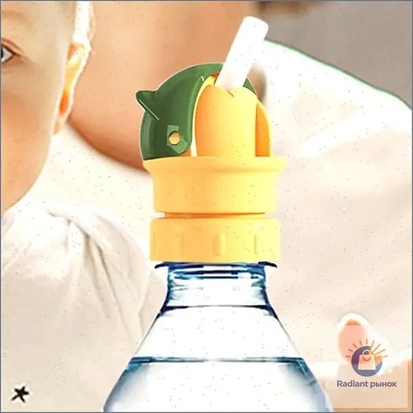 Качественная насадка, преобразующая крышку от бутылочки для детей