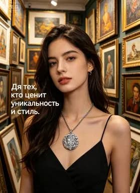 талисман Оберег/Подвеска Будда и Демон- баланс света и тьмы