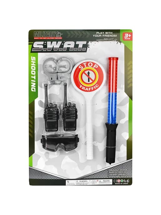 Игровой набор полицейского S.W.A.T. на листе