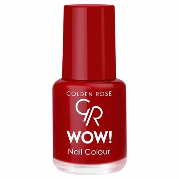Golden Rose Лак для ногтей WOW, тон 051 алая эмаль