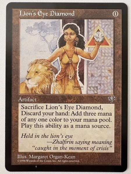 Коллекционная карточная игра MTG Lion's Eye Diamond