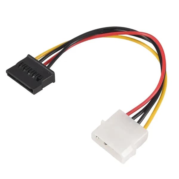 (G P O V) Кабель-переходник адаптера sata power женский-molex мужской, 6 дюймов
