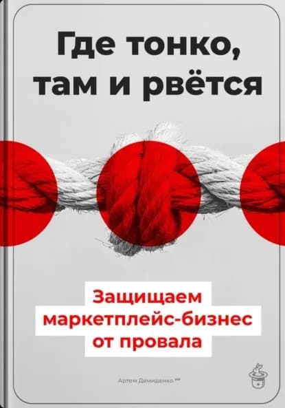 Где тонко, там и рвётся: Защищаем маркетплейс-бизнес от провала | Демиденко Артем | Электронная книга
