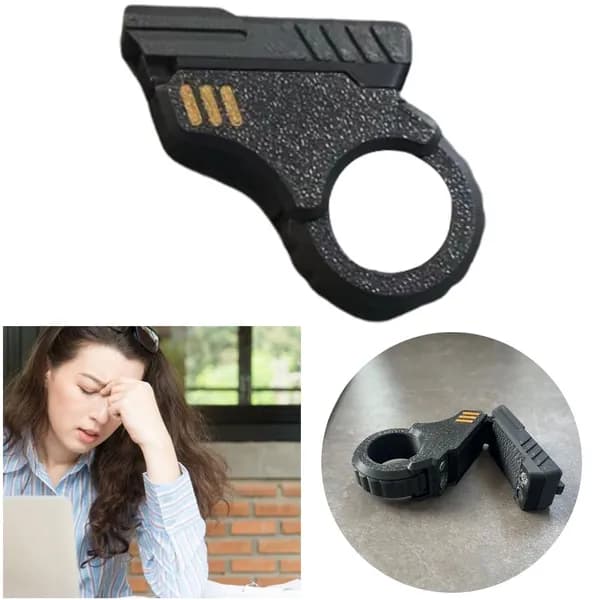 Стресс-игрушка револьвер M1911 с поворотным барабаном, 3D-печать, чёрная