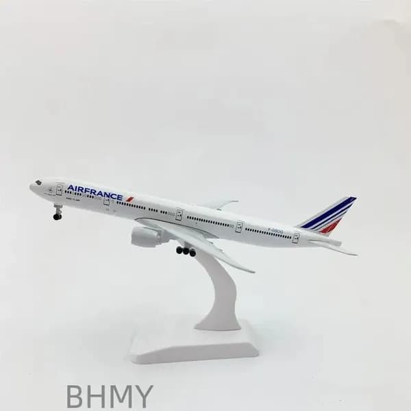 Металлическая модель самолета AIR FRANCE BOEING 777- 20 см с шасси