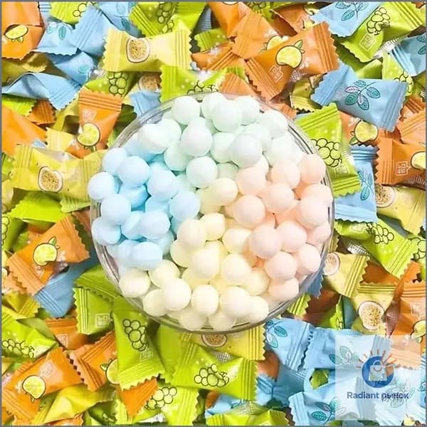 Bulk Sugar Free Vitamin C Mints 100 г Смешанный фруктовый вкус Свежее дыхание