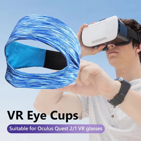 Защитная маска для Oculus Quest 2, гипоаллергенная, с сетчатой вставкой, не давит на нос
