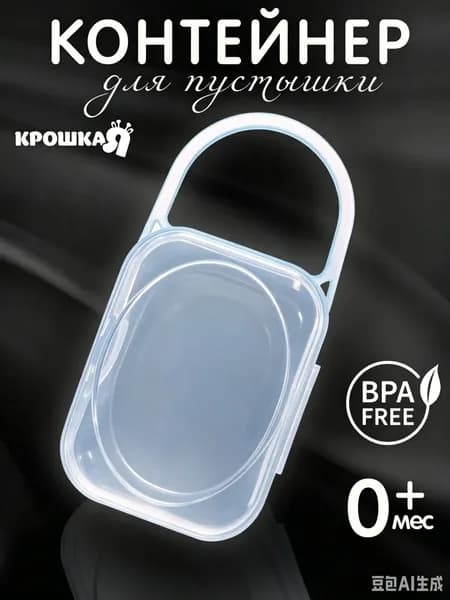 Контейнер для пустышки / Футляр для пустышки / Стерилизация детских сосок "Маленький джентльмен"