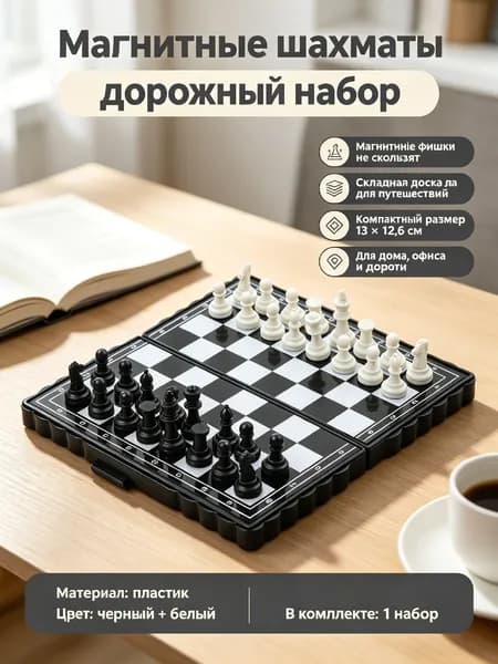 Мини-шахматный набор из 32 фигур отличный подарок для детей.итными фигурами