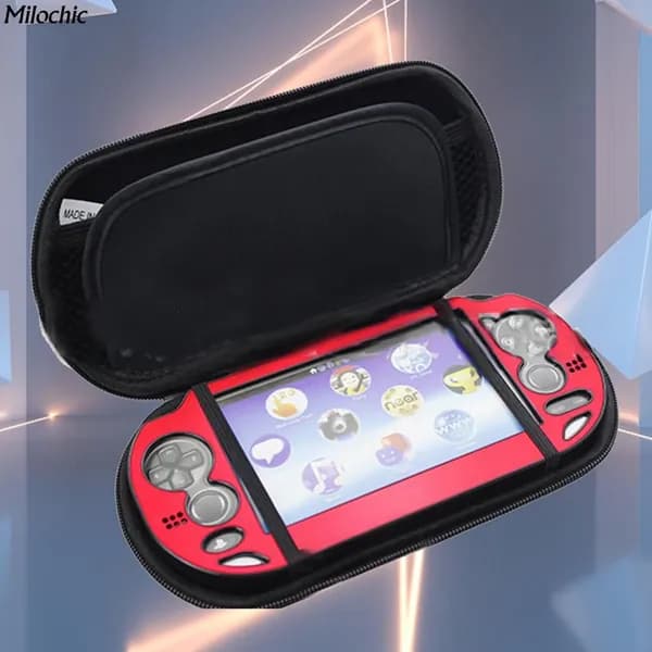 Hard Travel Pouch EVA Case Сумка для переноски с ремешком для Sony PS Vita PSV