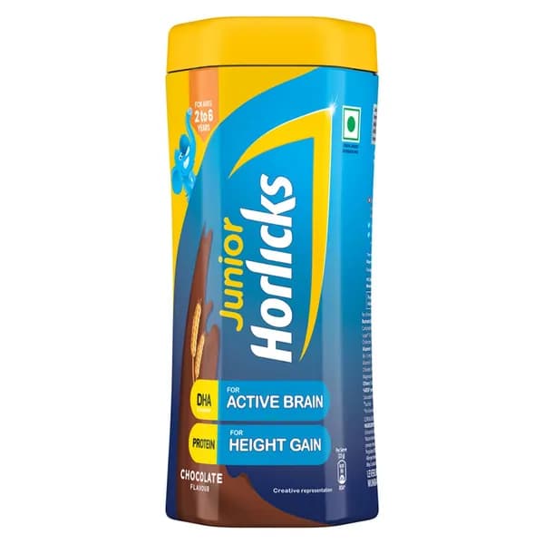 Нутрициальный напиток для детей Junior Horlicks, содержащий кальций, витамин и железо, 500г