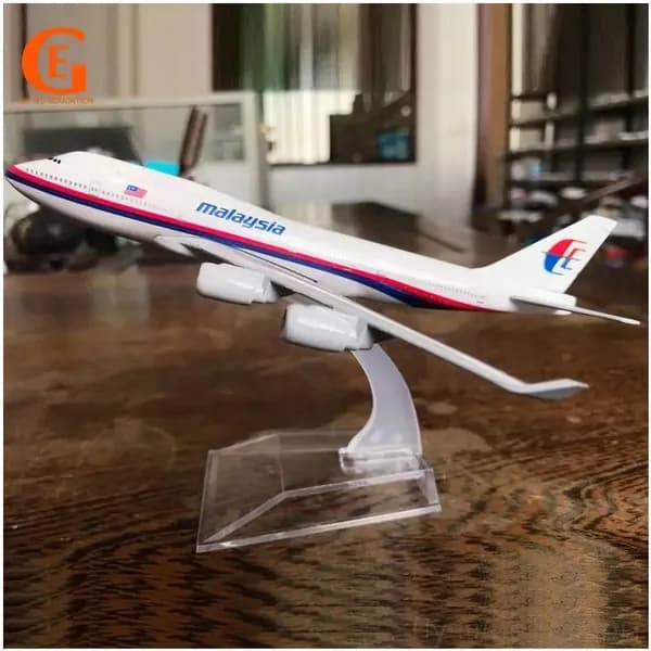 Металлическая Модель Самолета Boeing 747 Авиакомпании Malaysia Airlines