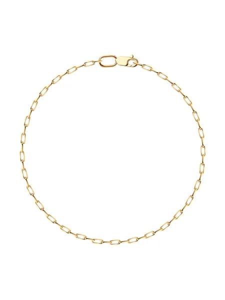 SOKOLOV, Браслет из золоченого серебра, 985200504, якорное, 925 проба