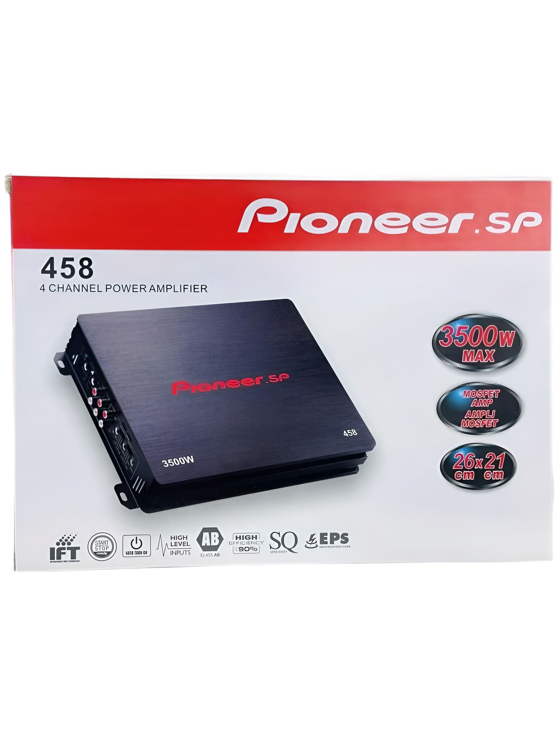 Автомобильный усилитель Pioneer.Sp 458/ 4-х канальный/ 3500Вт