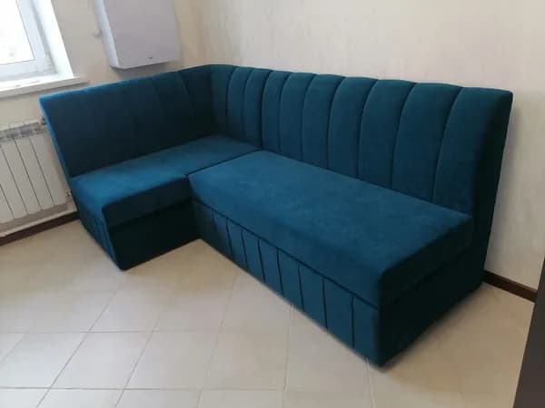 Викс Кухонный уголок,200x63x85 см, бирюзовый