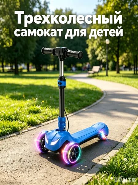 Электросамокат SLHBC, синий