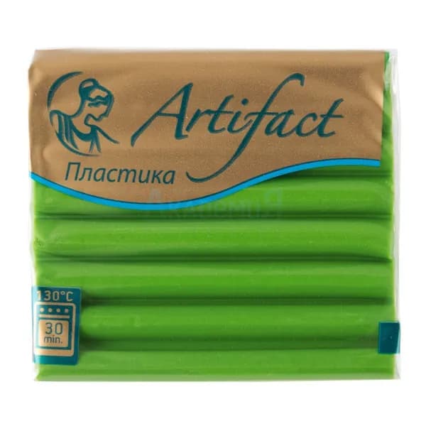 Полимерная глина, запекаемая пластика Artifact 155 цвет хвойный 56 гр.