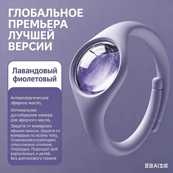 Браслет от комаров и клещей универсальный защитник, 1 шт.