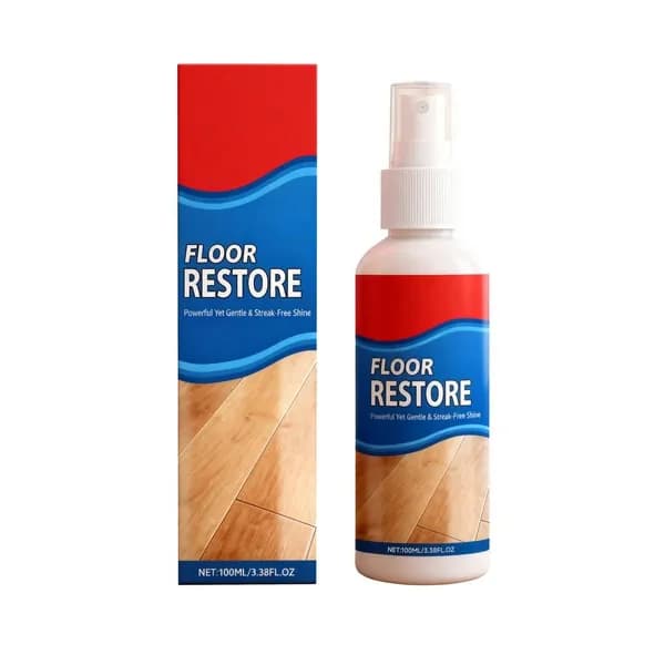 Средство для блестящего пола FLOOR RESTORE, полироль для дерева, 100 мл