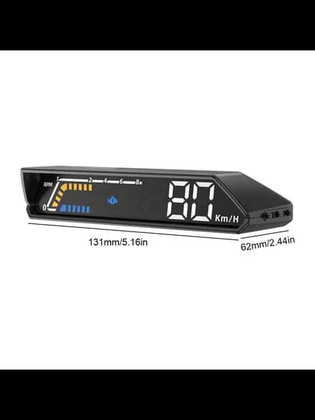 Автомобильный Мультифункциональный Тахометр S100 HUD OBD2, с