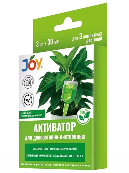Joy Удобрение Активатор роста для декоративно-лиственных 90мл
